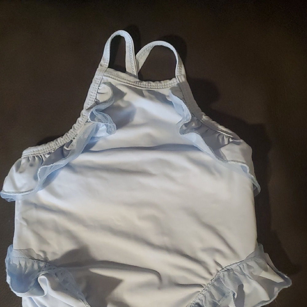 Kids Light Blue One Piece Swimsuit